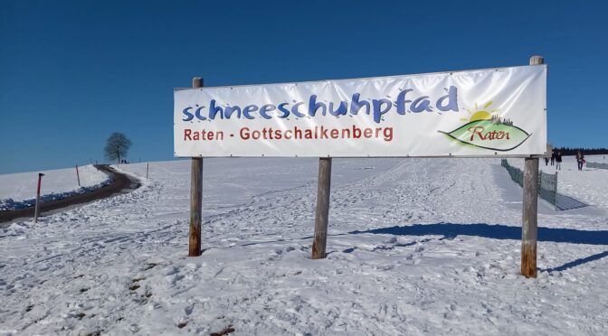 Schneeschuhtour Gottschalkenberg – 18.1.2022